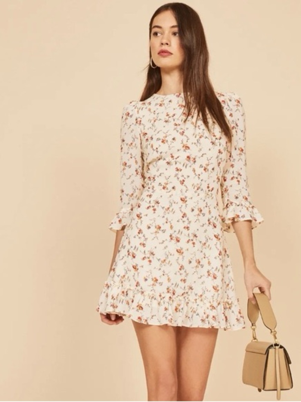 Reformation  NWT floral dress sz 12 Doutzen Gabrielle